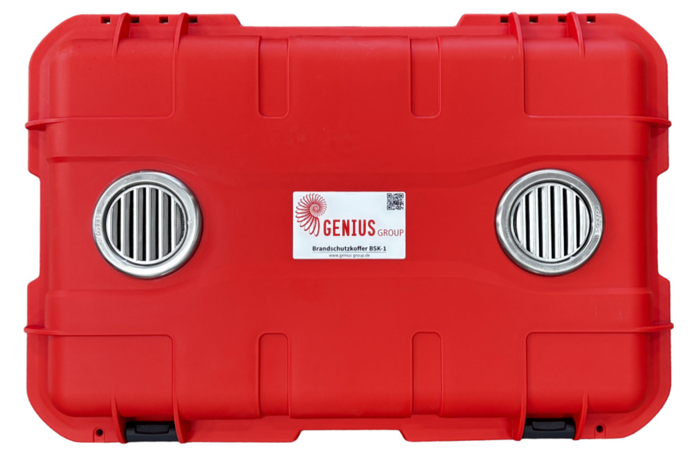 Lithium-ion battery fire-protection box BSK-1, plastic, filling Pyrobubbles® - 2