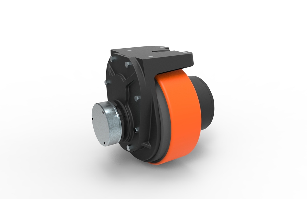 Drivhjul för elektrohydraulisk fatlyft, komplett - 2