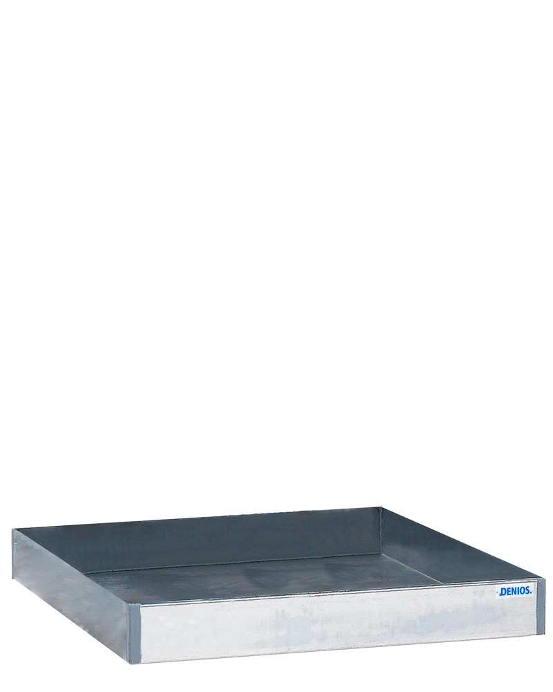 Drum Spill Sump for Stackable Drum Rack - 2 Drum Capacity - SPCC Compliant - Steel Construction - 1