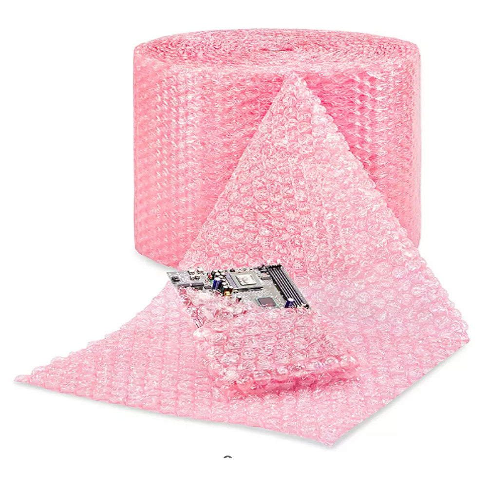  1/2" Anti-Static Bubble Wrap Roll 12" x 250' - 1