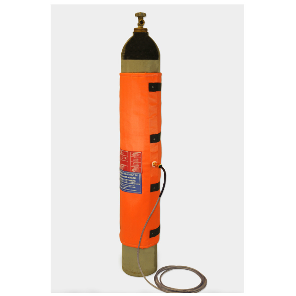 Gas Bottle Flexiplus Heating Jacket - 240V, 0-85C controller - 100 Watts - ATEX Zones 1 & 2 - 1