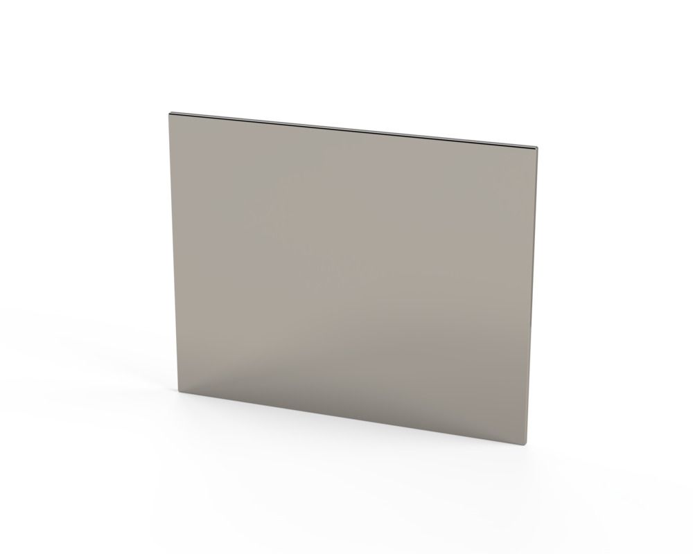 Miroir pour salle blanche en acier inoxydable, 300 x 11 x 400 mm - 1