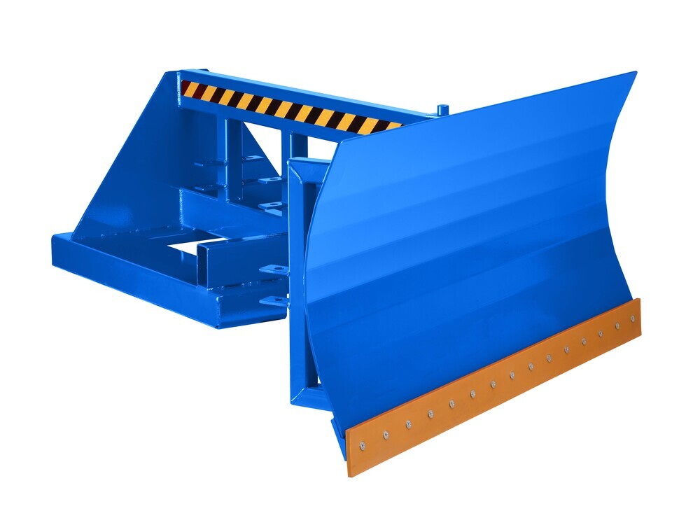 Sneeuwduwer type RSP-15 voor vorkheftrucks, staal met poedercoating, LxB 1250 x 1500 mm, blauw - 2