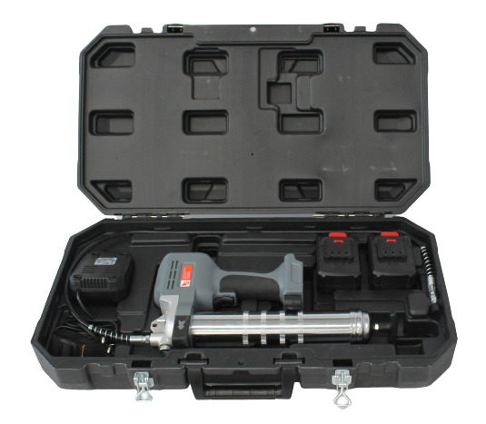 Batteridriven fettspruta, 21V, komplett med laddare, väska och tryckslang - 4