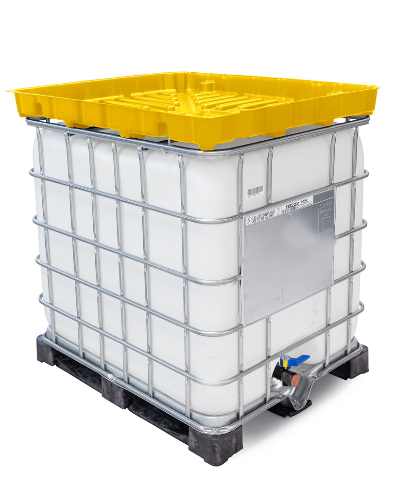 IBC funnel - Full Size Funnel - Chemically Resistant Polyethylene - Yellow - 2