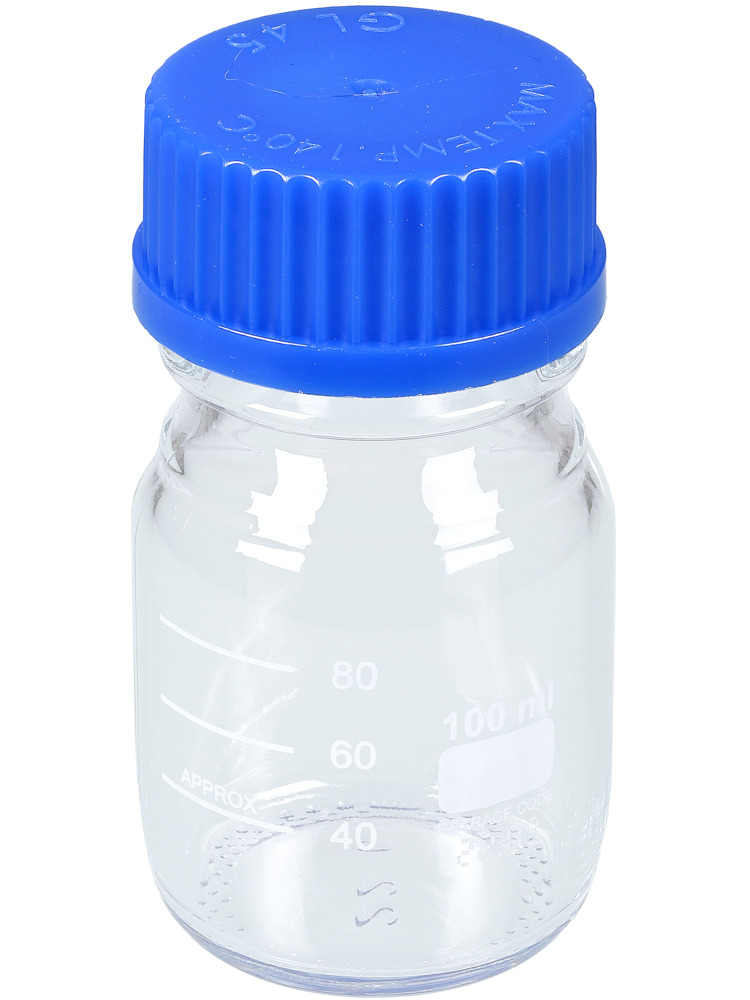 Probenflasche Glas GL45 für ProfiSampler, 100 ml, VE = 10 Stück - 1