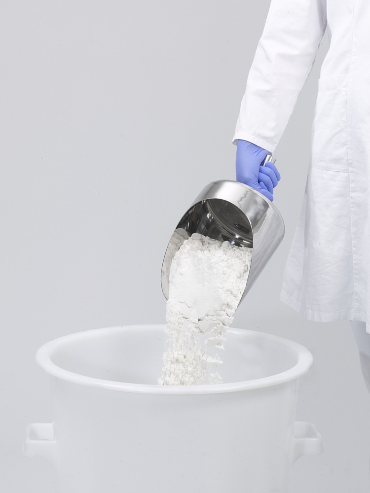 Provskopa PharmaScoop tillverkad av rostfritt stål, 50 ml volym, längd 70 mm - 2