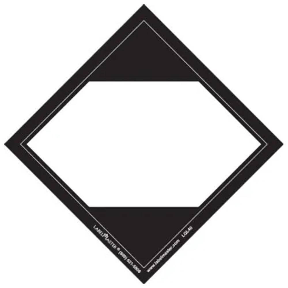 Limited Quantity Label, Blank, 101mm x 101mm, Paper, Roll of 100 - DOT Labels - 1
