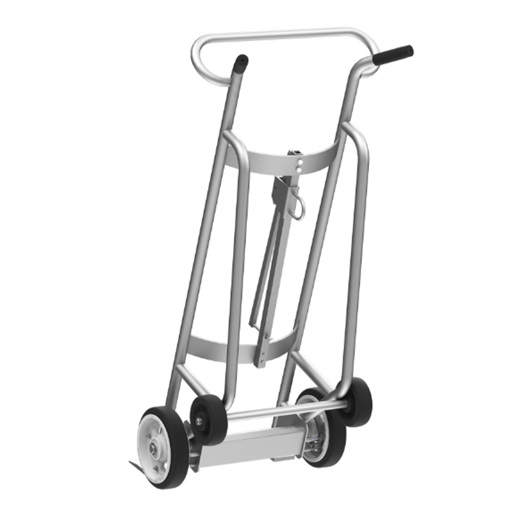 Drum Truck - Aluminum Construction - Spark Resistant Frame - Single Drum - 1000 lbs Load - 2