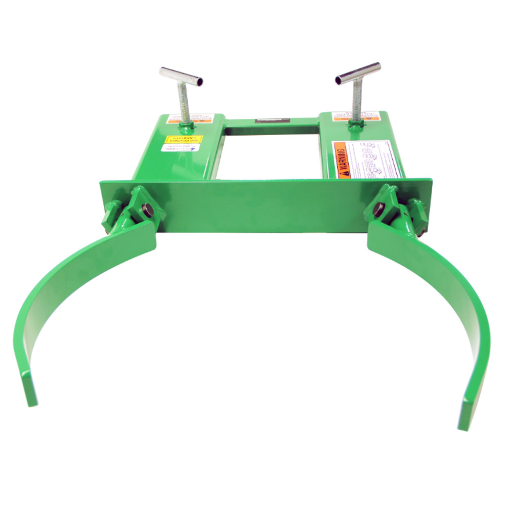 Drum Gripper - 6 x 2 Fork Pockets - 800 lbs Load Capacity - for Steel Ribbed Drums - 5