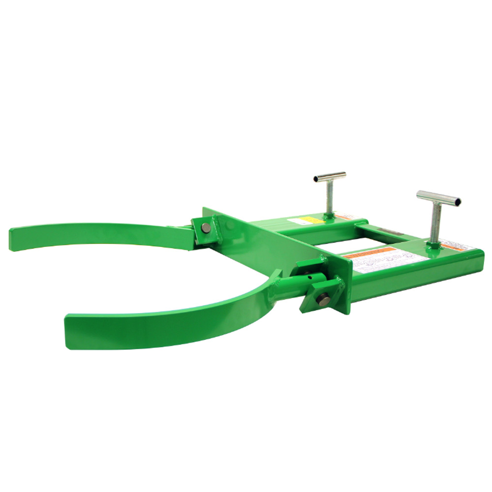 Drum Gripper - 6 x 2 Fork Pockets - 800 lbs Load Capacity - for Steel Ribbed Drums - 1