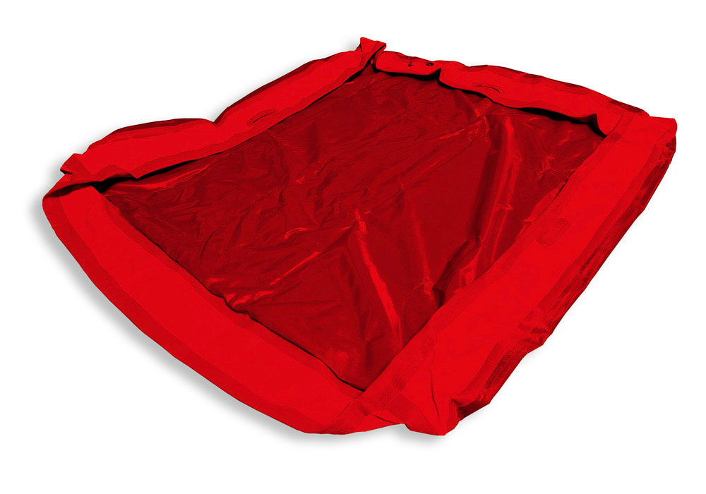 Bac de rétention, gonflable, DropStitch, 1000 x 1000 x 200 mm, 200 litres, rouge - 2