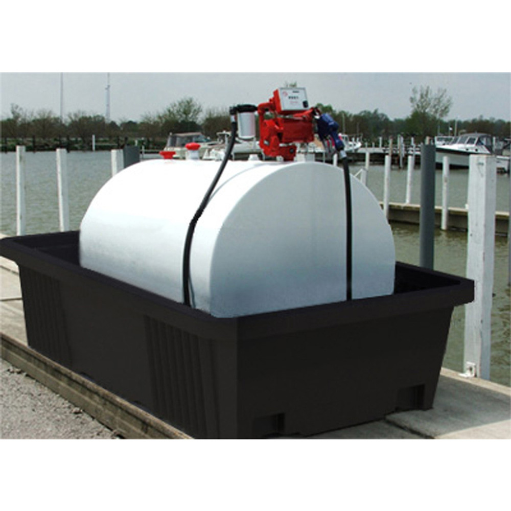 Spill Containment Poly Tank - 550 Gallon Sump Capacity - With Drain Plug - 2