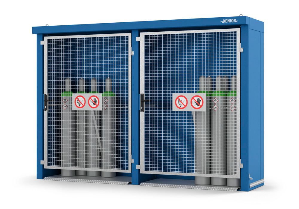 Local pour bouteilles de gaz GF 33.9, pour jusqu’à 24 bouteilles de 50 litres, deux compartiments - 2