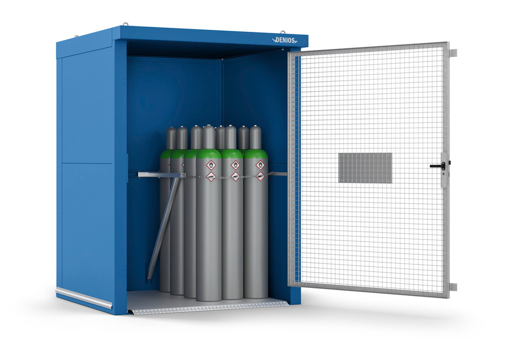 Deposito GF 17.15 per bombole di gas, per un massimo di 24 bombole da 50 litri - 1