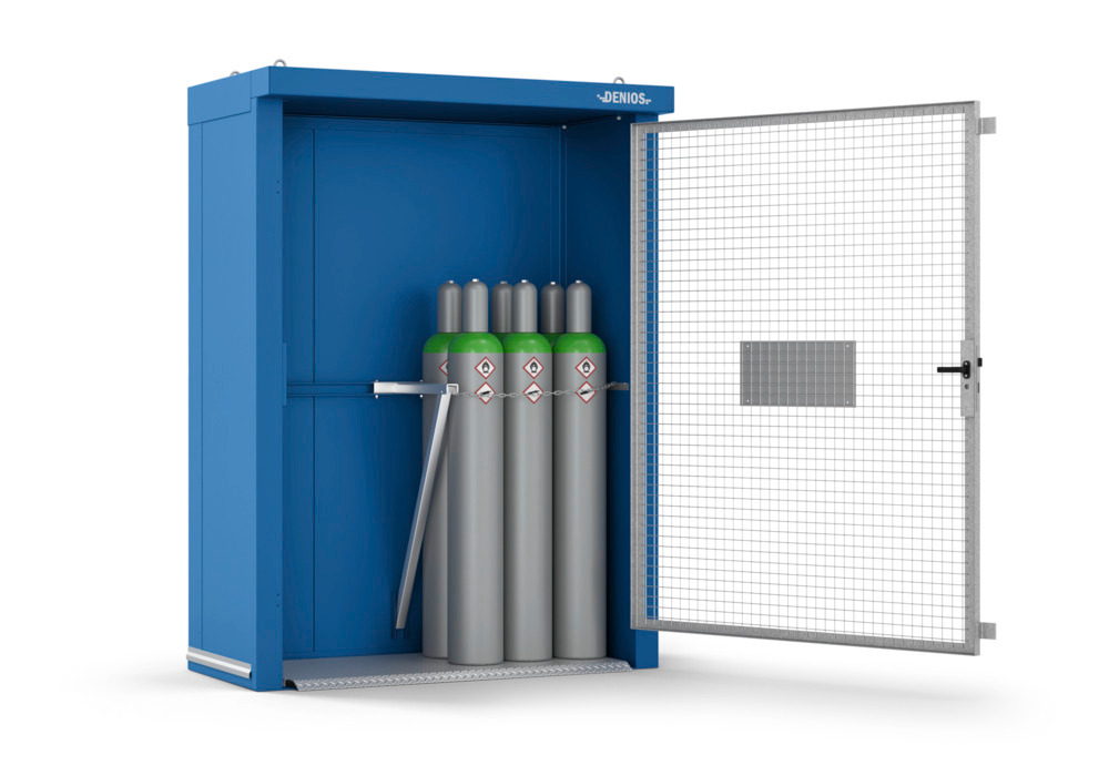 Gasflessenberging GF 17.9, voor maximaal 12 gasflessen van 50 liter elk - 1