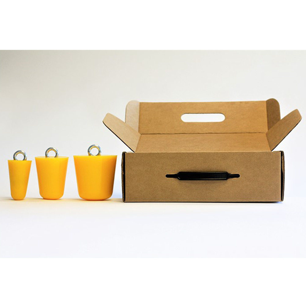 Drain Plug - Kit 2", 3", 4" - Chemically Resistant Polyurethane - Prevent Spills - Rinse and Reuse - 1