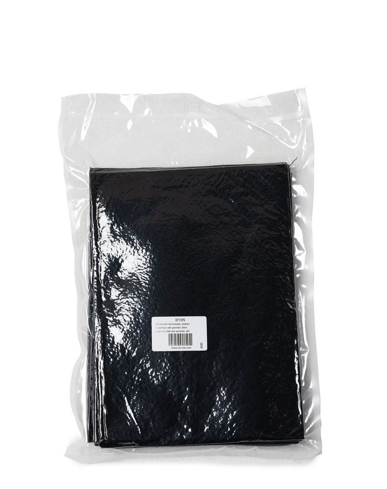 Granulatsäckar, fyllda med vattenabsorberande granulat, svarta, 5 st - 1