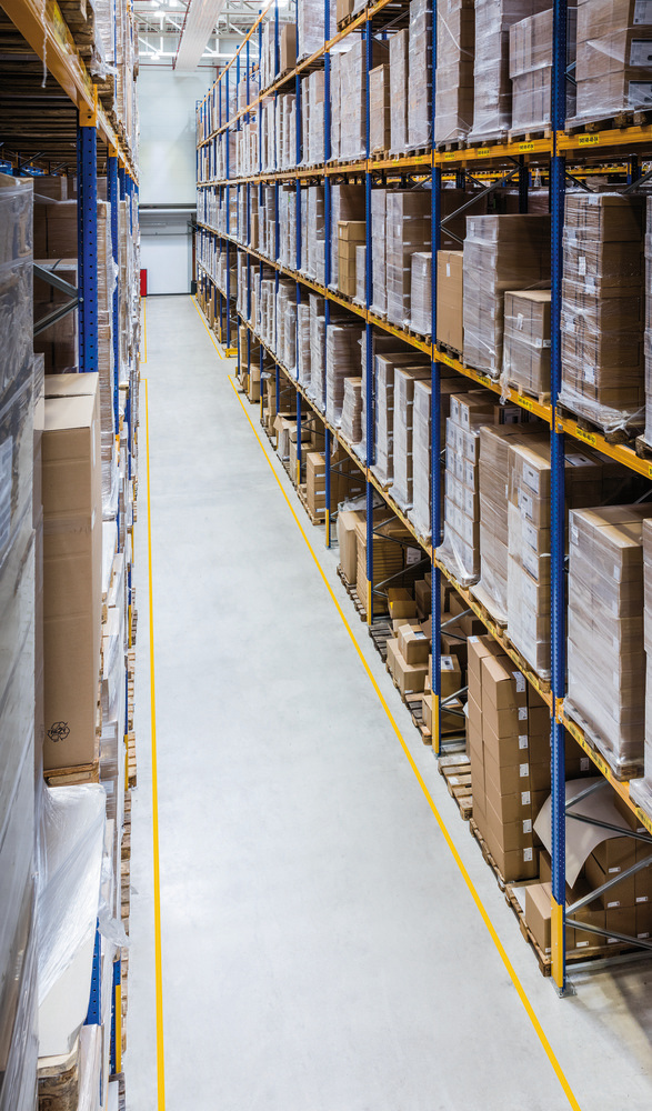 Durable Bodenmarkierungsband DURALINE®STRONG, gelb, 50 mm x 30 m, selbstklebend - 4