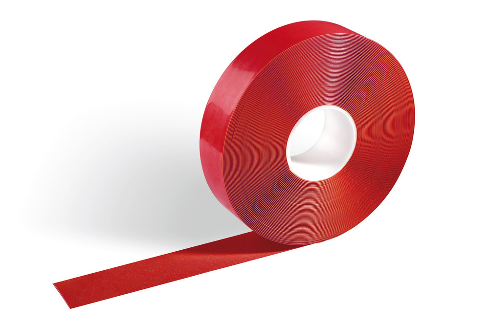 Durable Bodenmarkierungsband DURALINE®STRONG, rot, 50 mm x 30 m, selbstklebend - 1