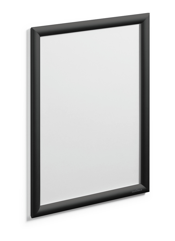 Durable Klapprahmen, Aluminium, DIN A 3, schwarz, Sichtmaß 402 x 278 mm (H x B) - 1