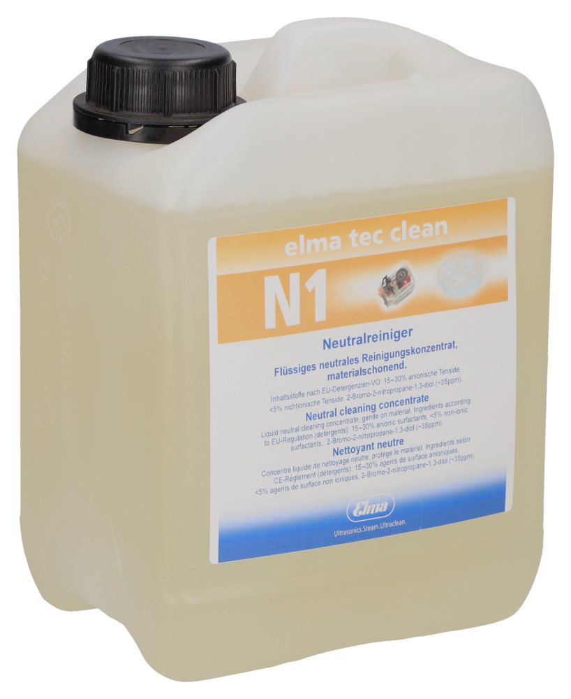 Rengöringsmedel Elma Tec Clean N1 för ultraljudstvätt, känslig, neutral, koncentrat, 2,5 liter - 3