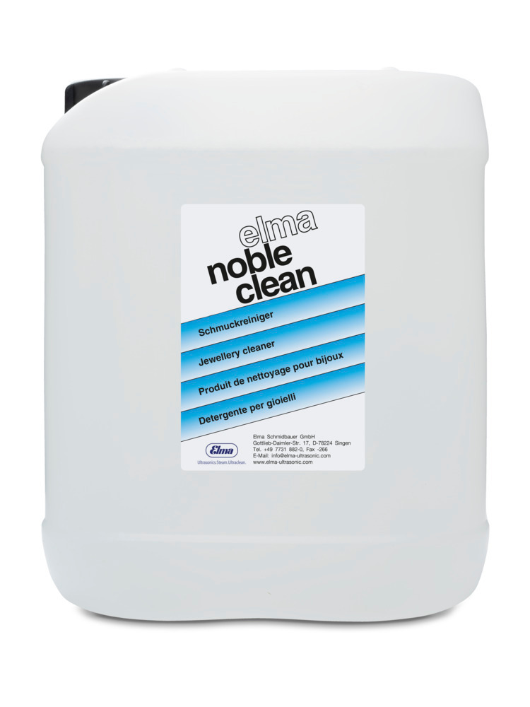 Reinigingsmiddel Elma Noble Clean voor ultrasoonapparaat, reiniging van edelmetaal, zuur, 10 liter - 1