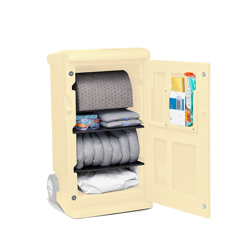 Emergency Spill Kit Refill - Universal - Medium - Absorbs 100 Gallons - Lockable - 1