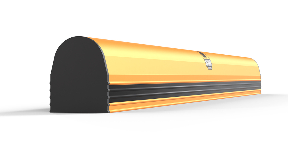 Bodenbarriere Rack Mammut®, Kunststoff, B 2000 mm - 3