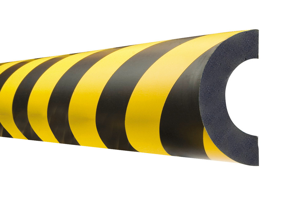 Protector de tuberías tipo codo 135 autoadhesivo, largo 1 m, para diámetro tubería 70-100 mm - 1