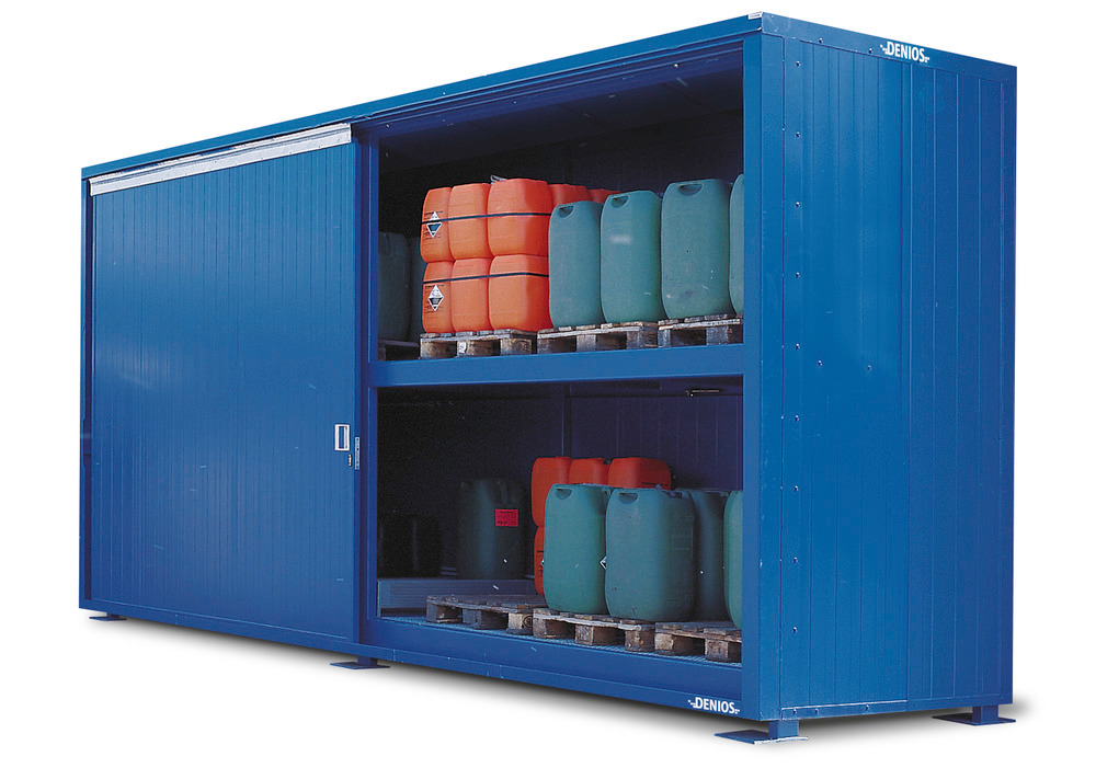 Conteneur 2 PK 814 OST ISO, portes coulissantes, isolé en laine de roche, 12 cuves ou 48 fûts - 3