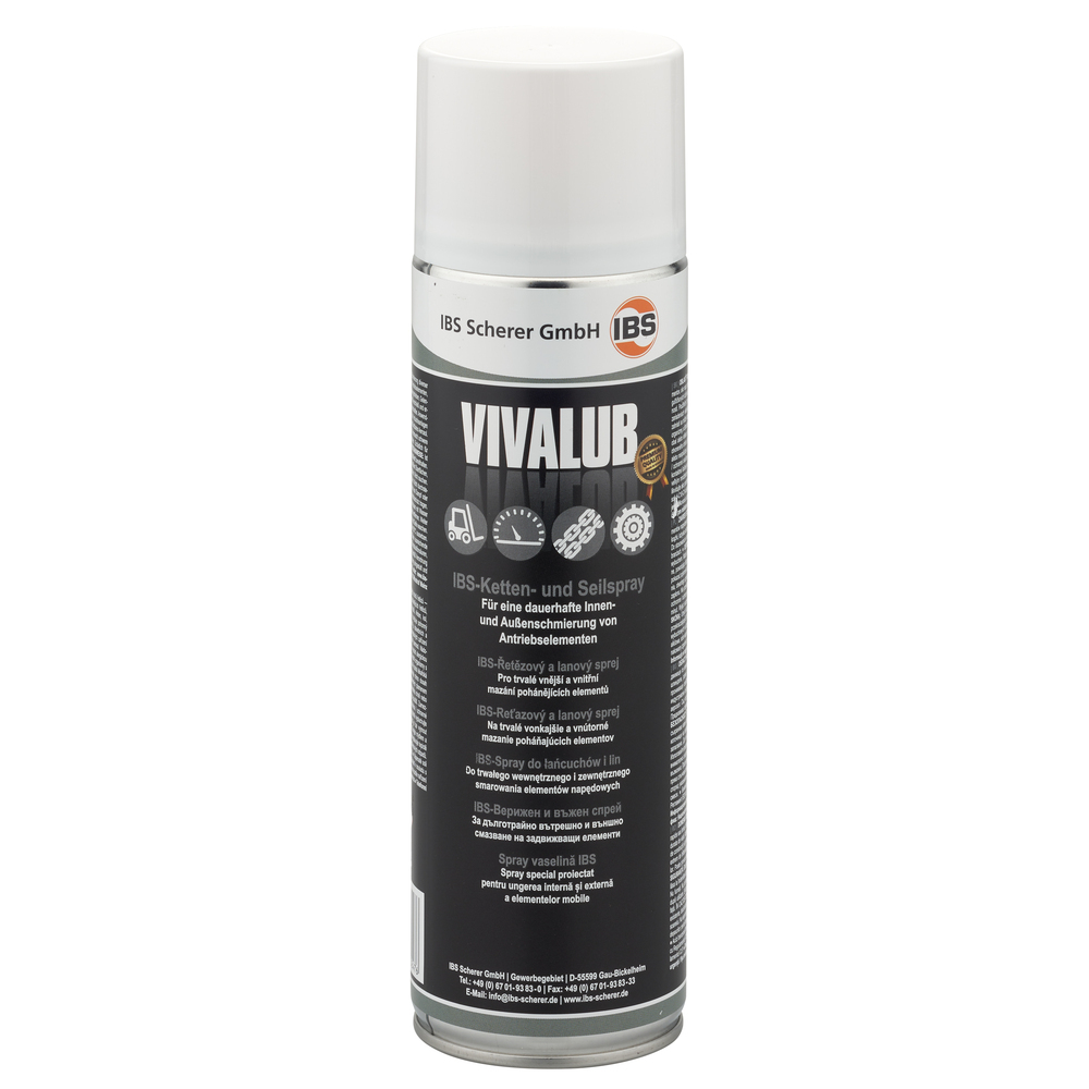 IBS ketting- en kabelspray VivaLub, 12 spuitflessen van 500 ml - 2