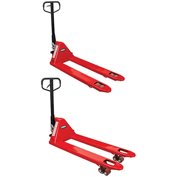 Hydraulic Pallet Truck, Steel, 48" L x 27" W, 5500 lbs. Capacity - 3