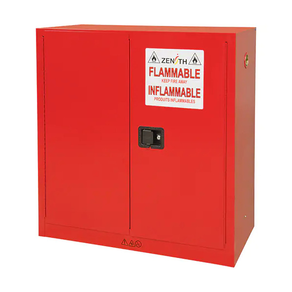 Flammable Cabinet, 45 gallon, FM Approved, paint and ink storage, self-closing doors - 1
