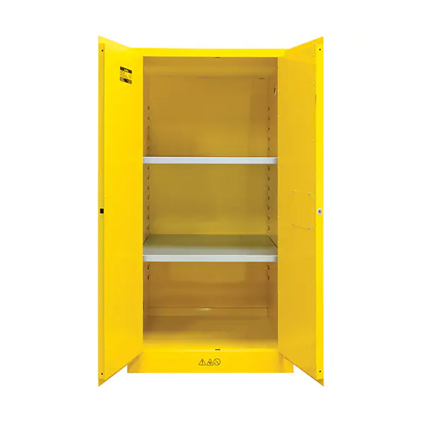 Flammable Storage Cabinet, 60 gal., 2 Door, 34" W x 65" H x 34" D , Manual door - 2