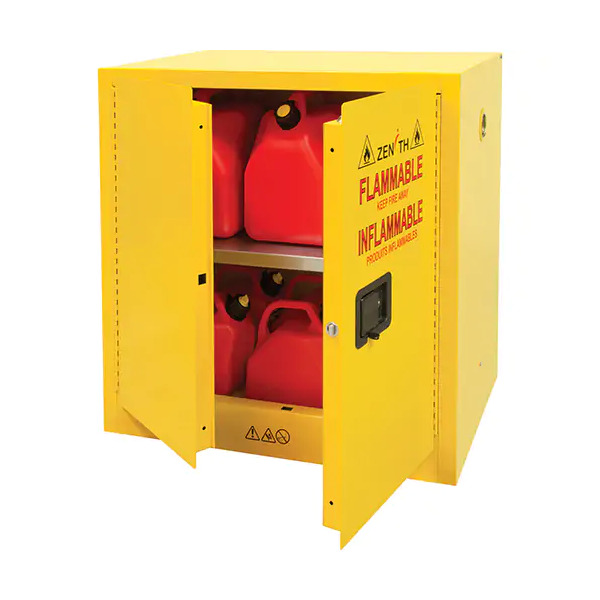 Flammable Storage Cabinet, 22 gal., 2 Door, 35" W x 35" H x 22" D , Manual door - 2