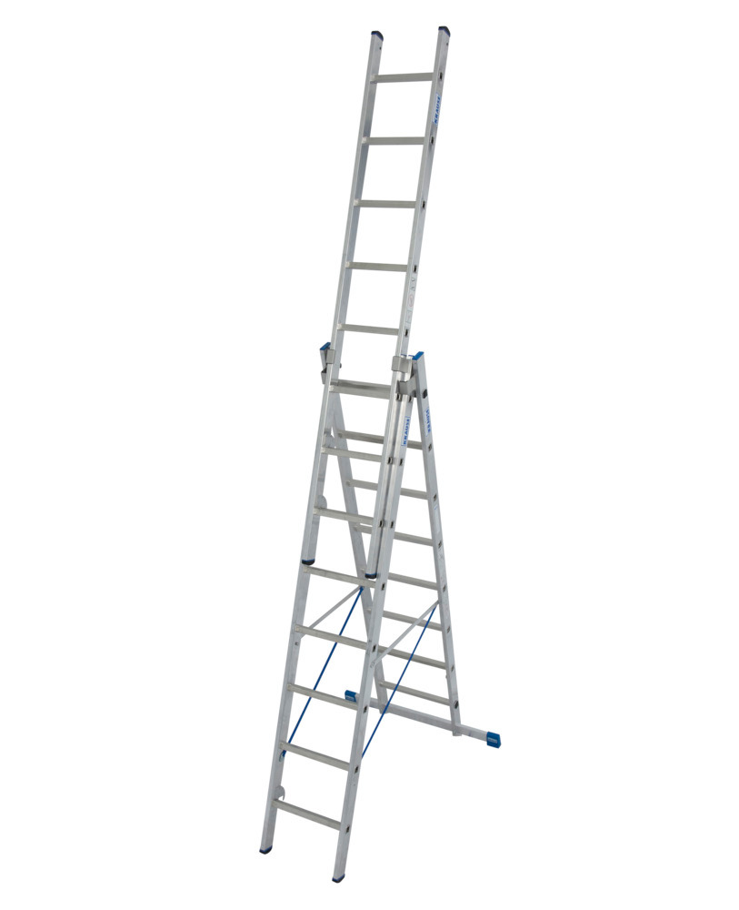 Aluminium multifunctionele ladder, type VL 8, 3-delig