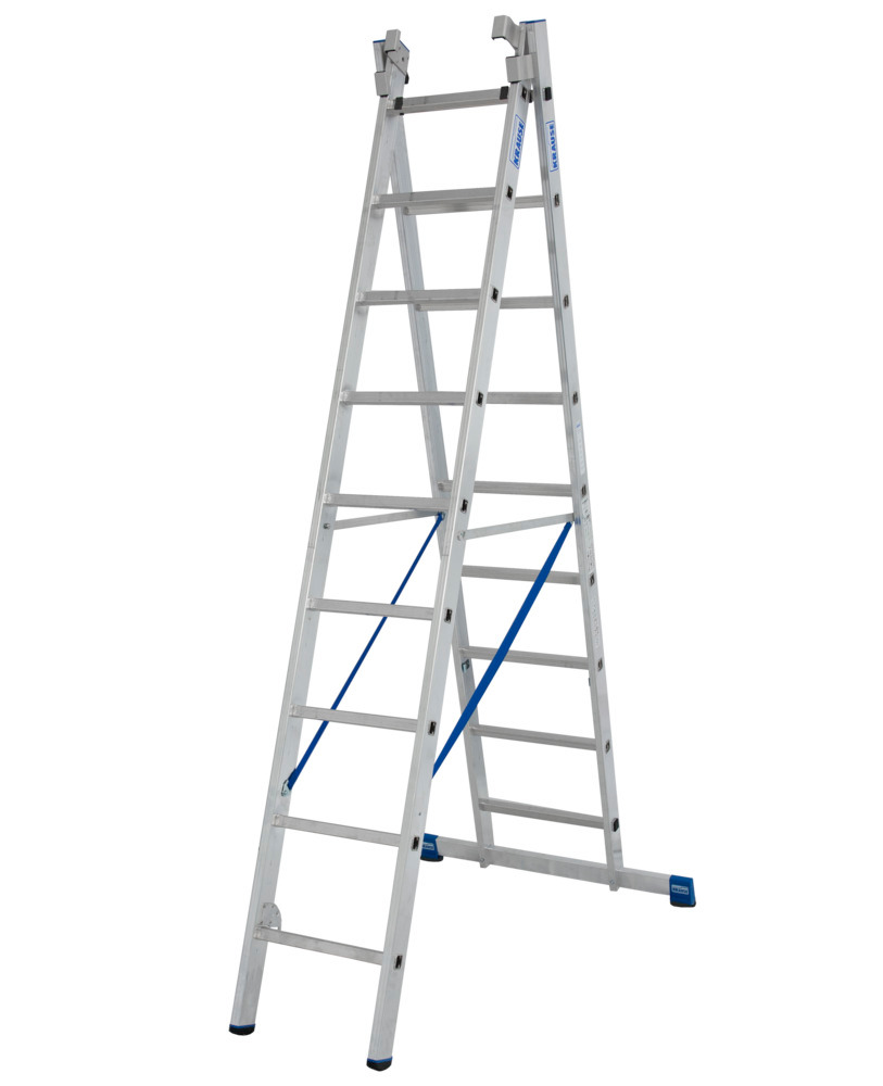 Aluminium multifunctionele ladder, type VL 9, 3-delig - 3