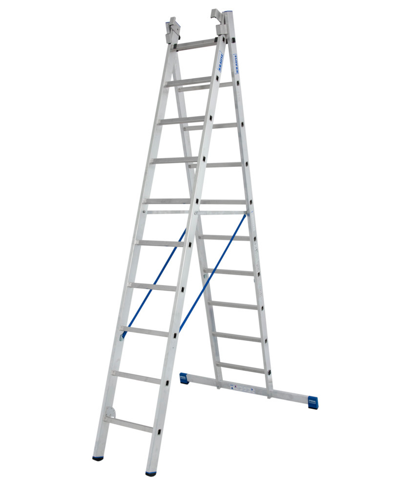 Aluminium multifunctionele ladder, type VL 10, 3-delig - 1