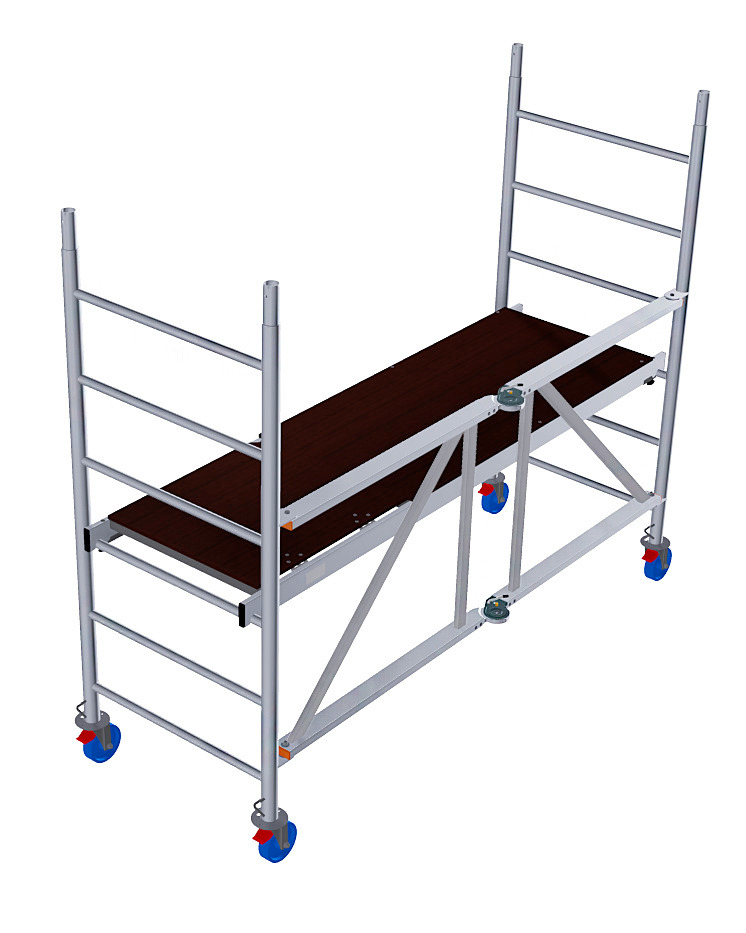 Faltgerüst aus Aluminium, 3,00 m Arbeitshöhe - 2