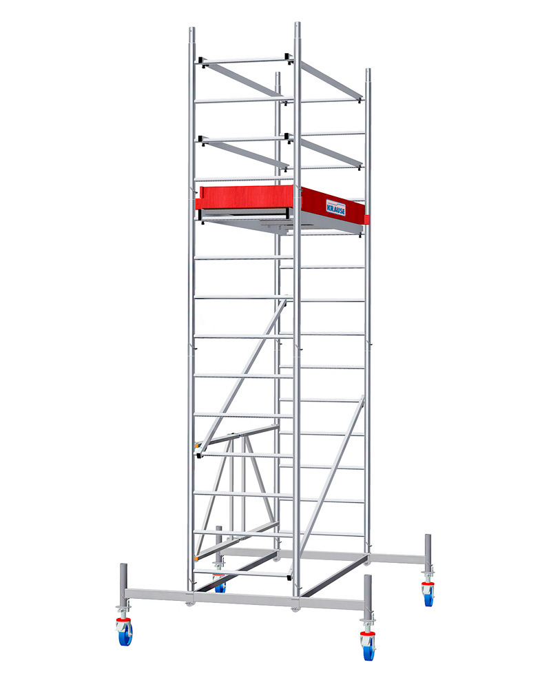 Faltgerüst aus Aluminium, 4,80 m Arbeitshöhe - 1