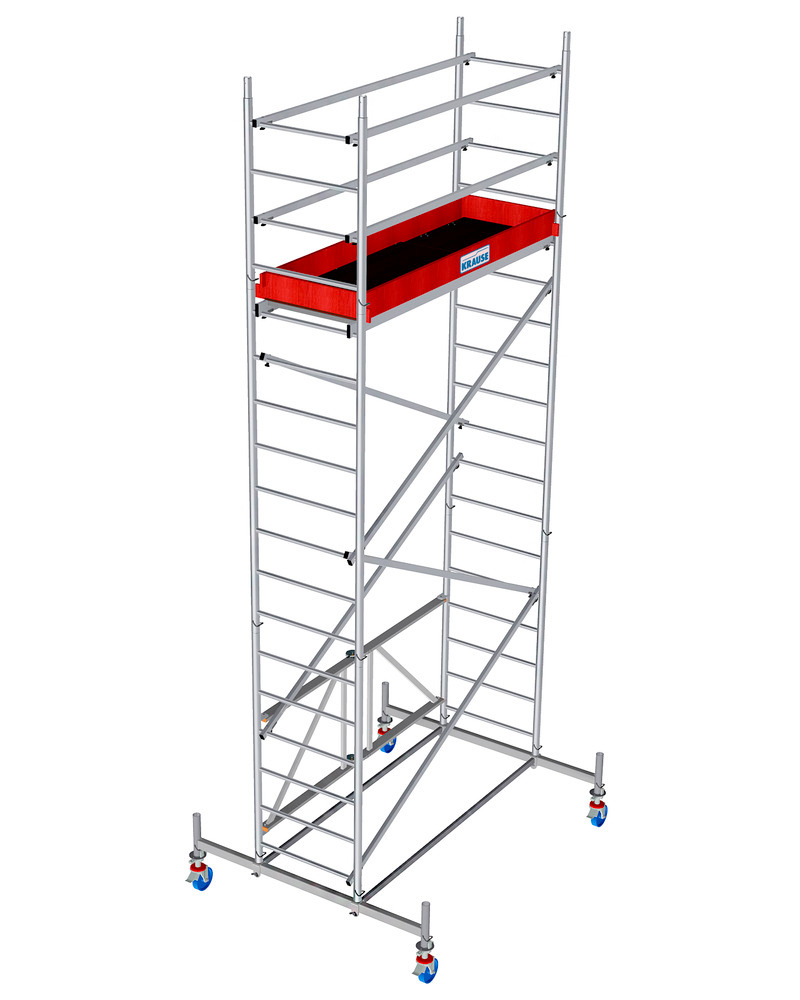 Faltgerüst aus Aluminium, 5,80 m Arbeitshöhe - 1