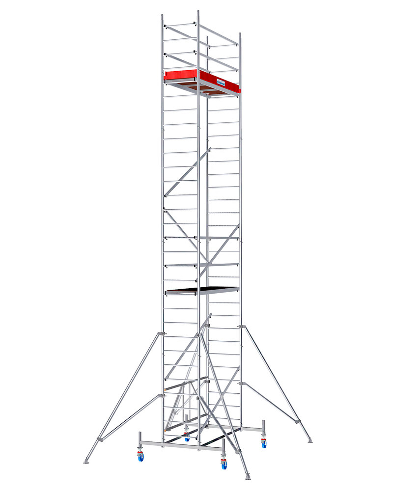 Faltgerüst aus Aluminium, 8,80 m Arbeitshöhe - 1