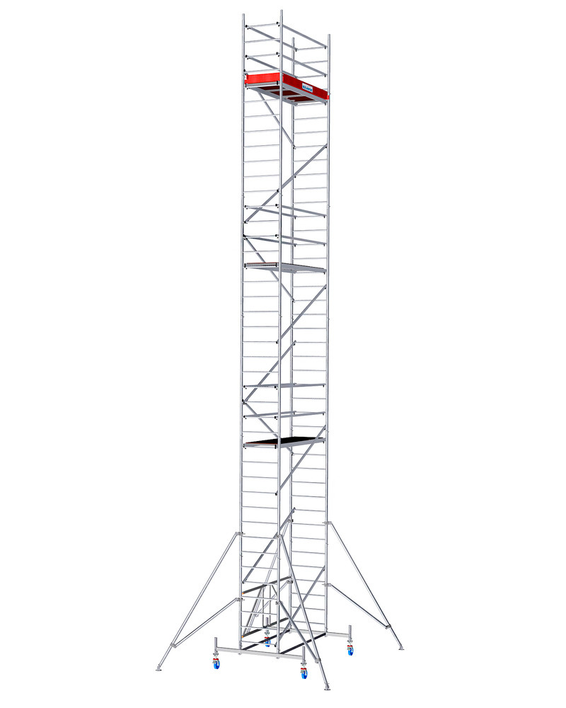 Faltgerüst aus Aluminium, 11,80 m Arbeitshöhe - 2