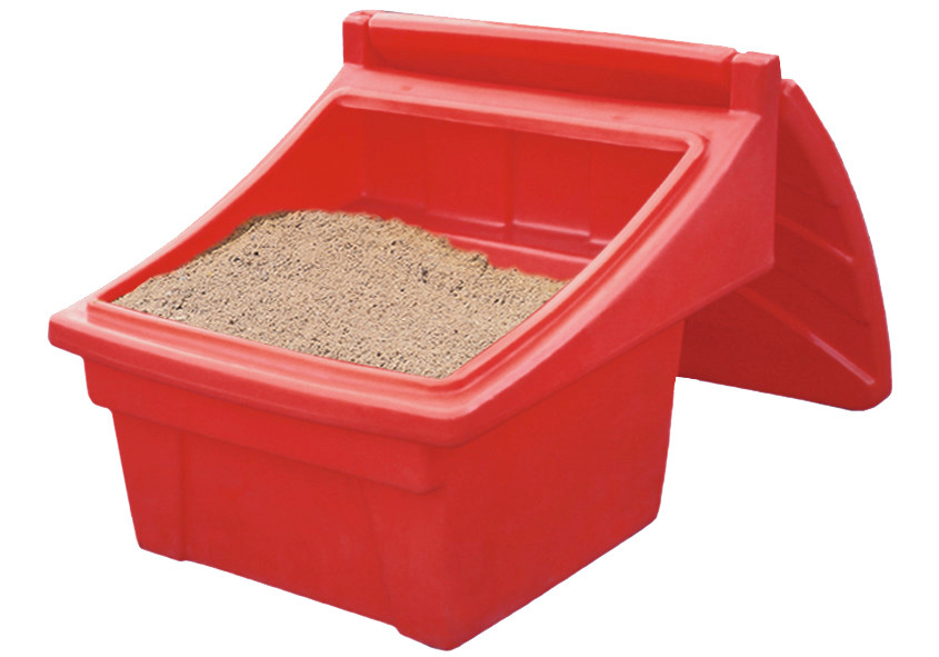 Sandbehållare CS 50 av polyeten (PE), staplingsbar, röd - 2