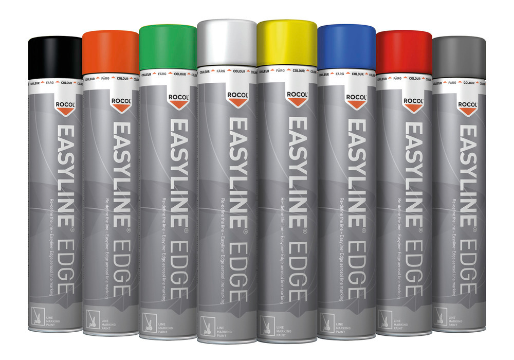 Značkovací barva Easyline ve spreji, rychleschnoucí, oranžová, 6 x 750 ml - 1