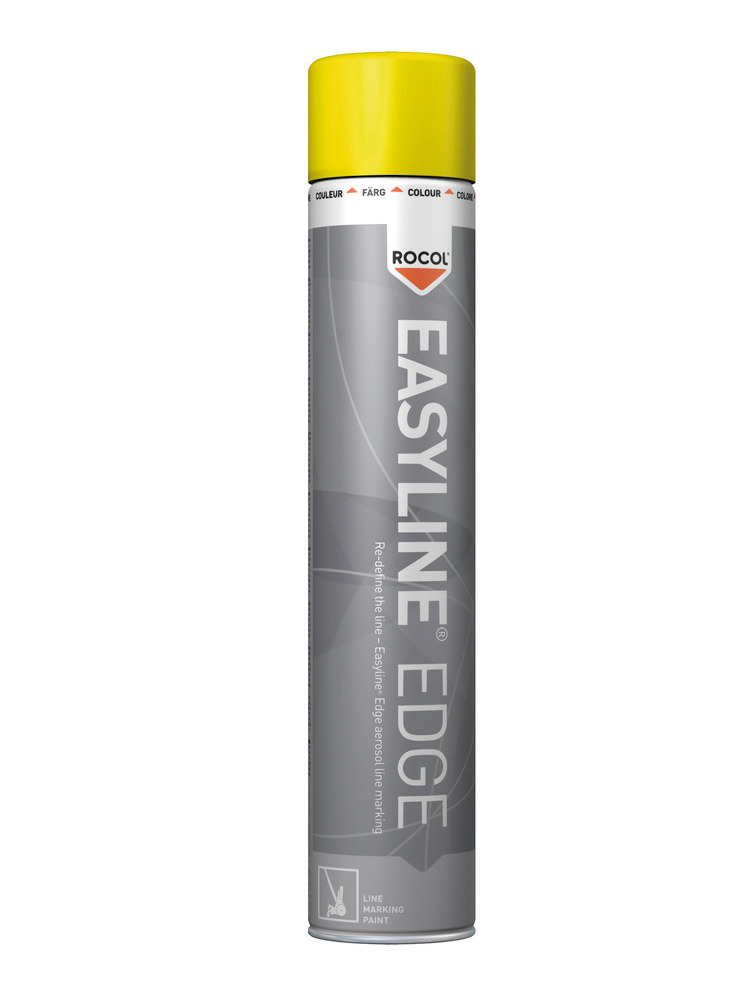 Easyline line marking paint, yellow (similar to RAL 1023), 750 ml - 2