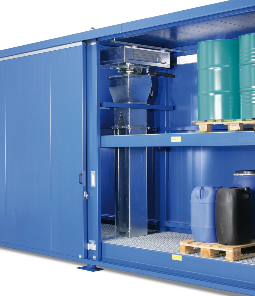 Sistema de calefacción para contenedor modular con aislamiento 1K, sin protección ATEX - 2