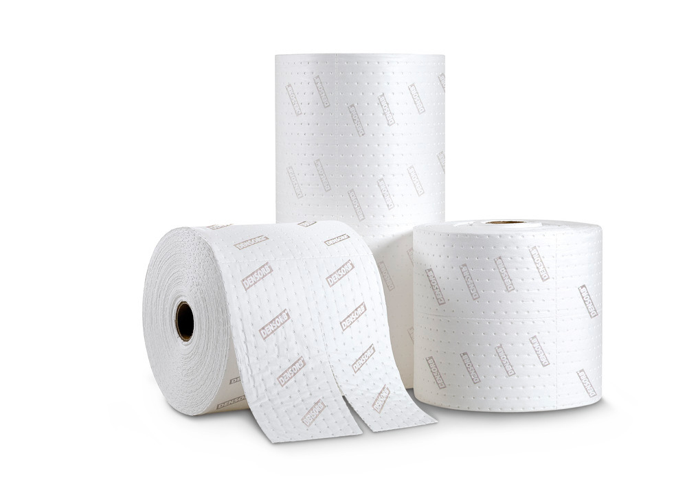 Rollos absorbentes DENSORB Economy Double, versión "Aceite heavy", 2 capas, 100 cm x 45 m, 1 unidad - 3