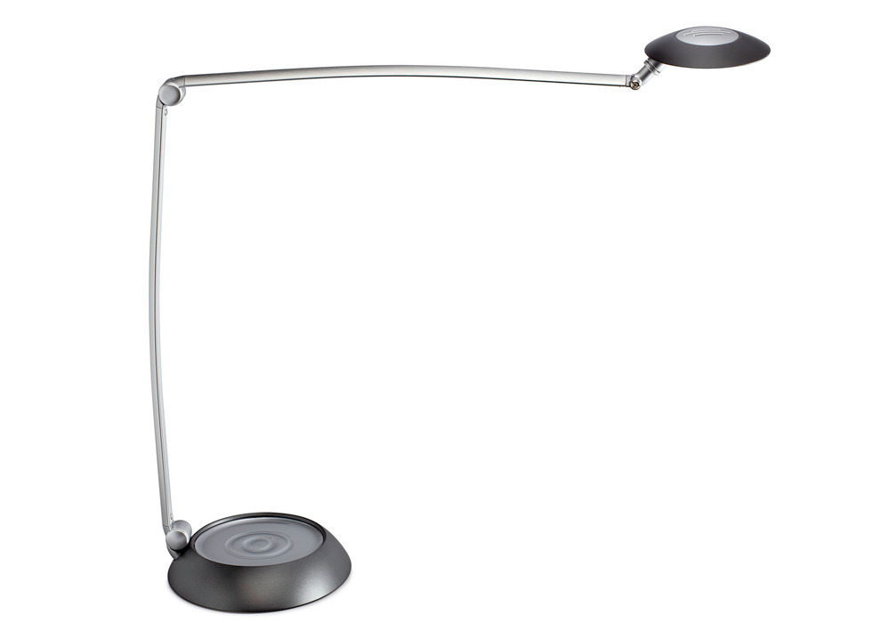 Lampa robocza LED Metis, z przyciemnianiem, srebrna - 1